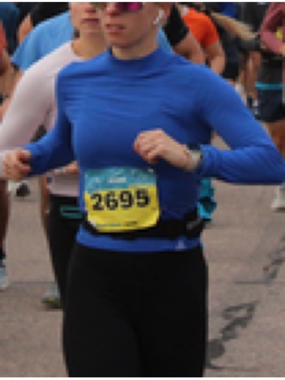 Nike ACG Royal Blue Long Sleeve Seamless Top - Picture 3 of 3